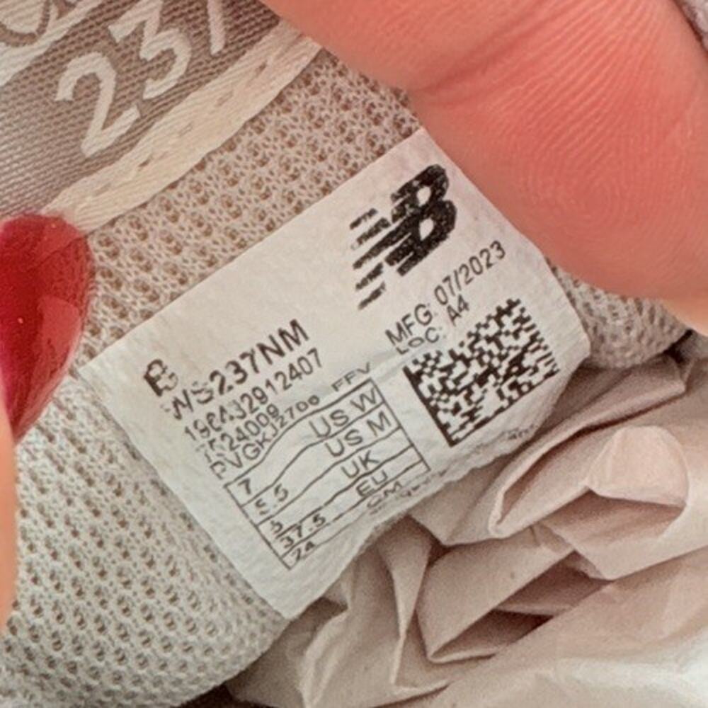 New Balance 237 Womens Athletic Shoes Comfort Sneakers Gray Size 7 - Picture 5 of 7